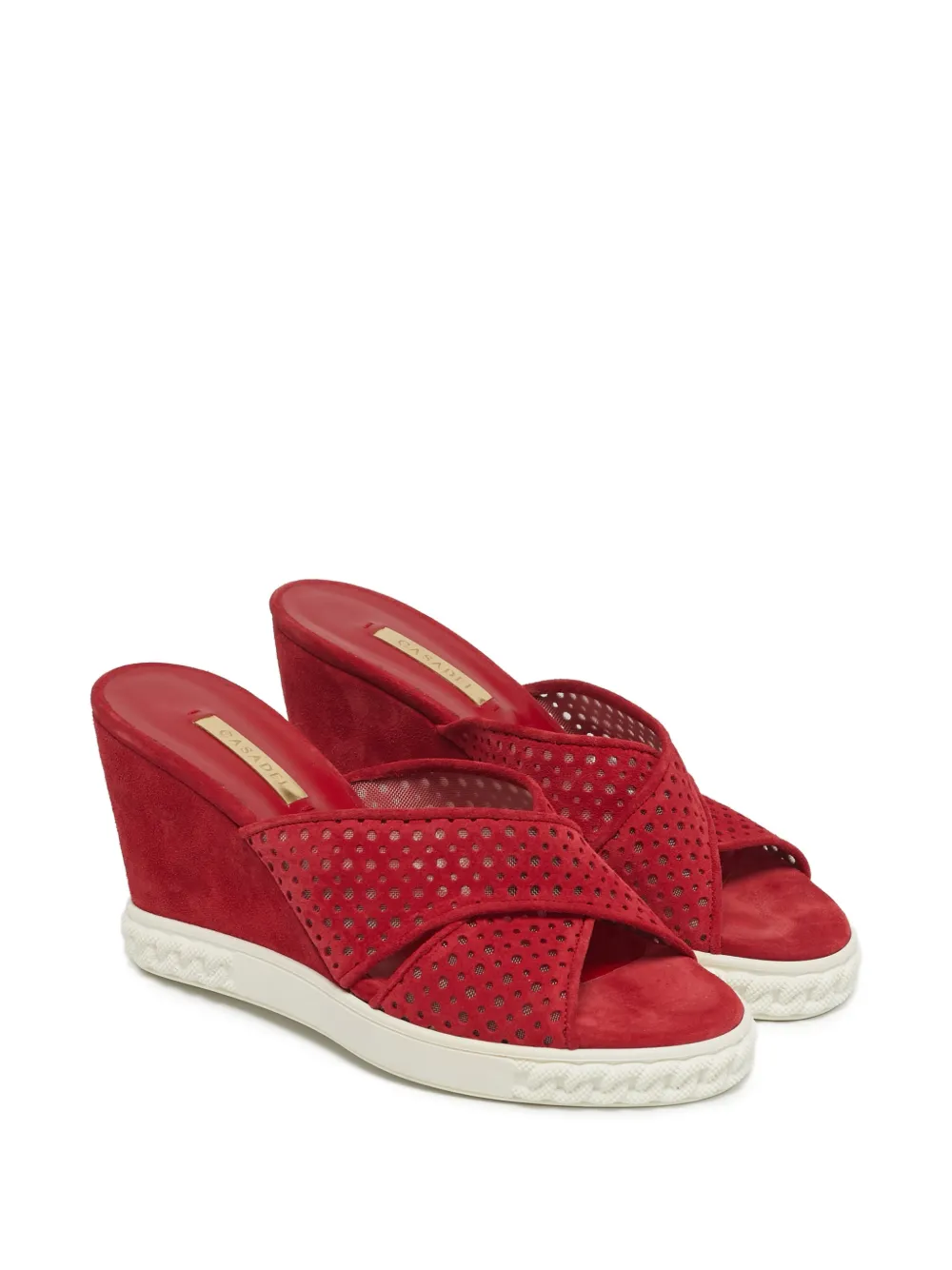 Casadei wedge sandals - Rosso