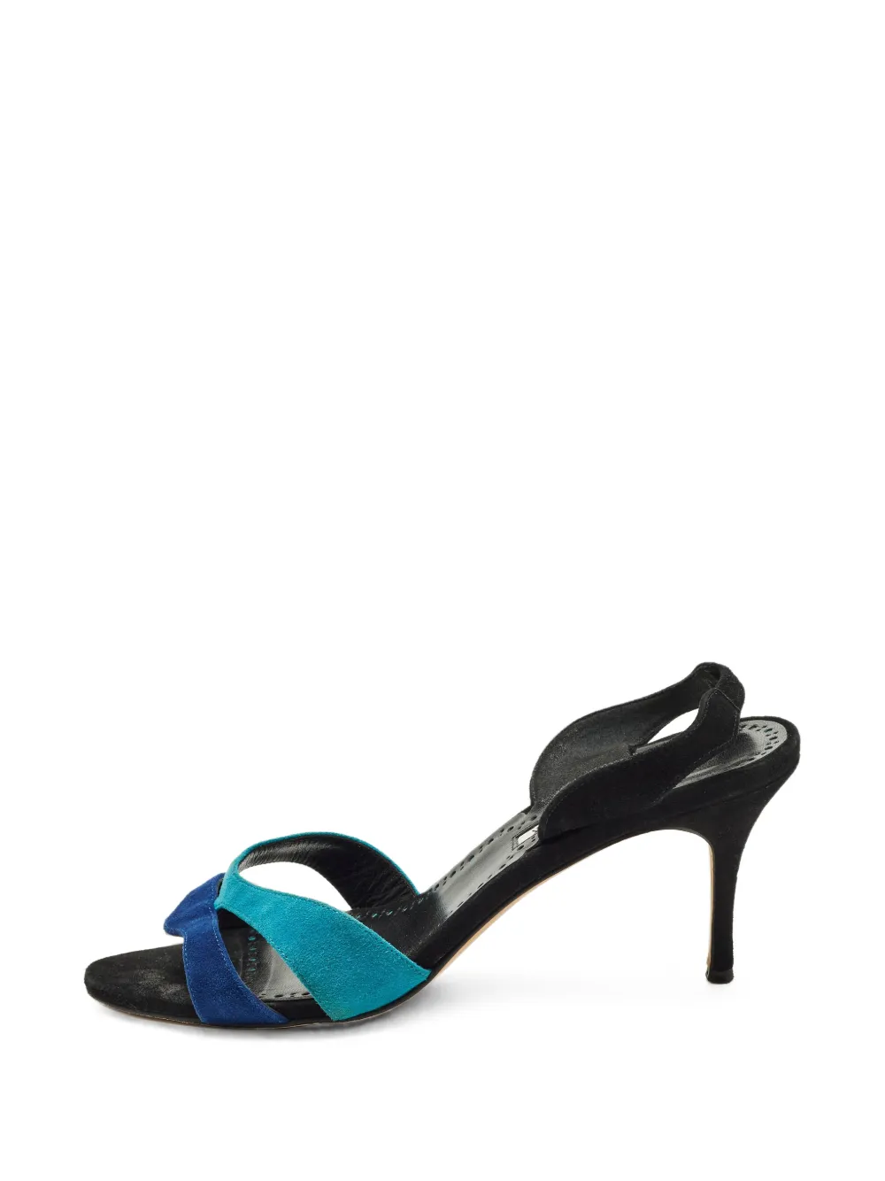 Manolo Blahnik Suspiro slingback sandals - Schwarz