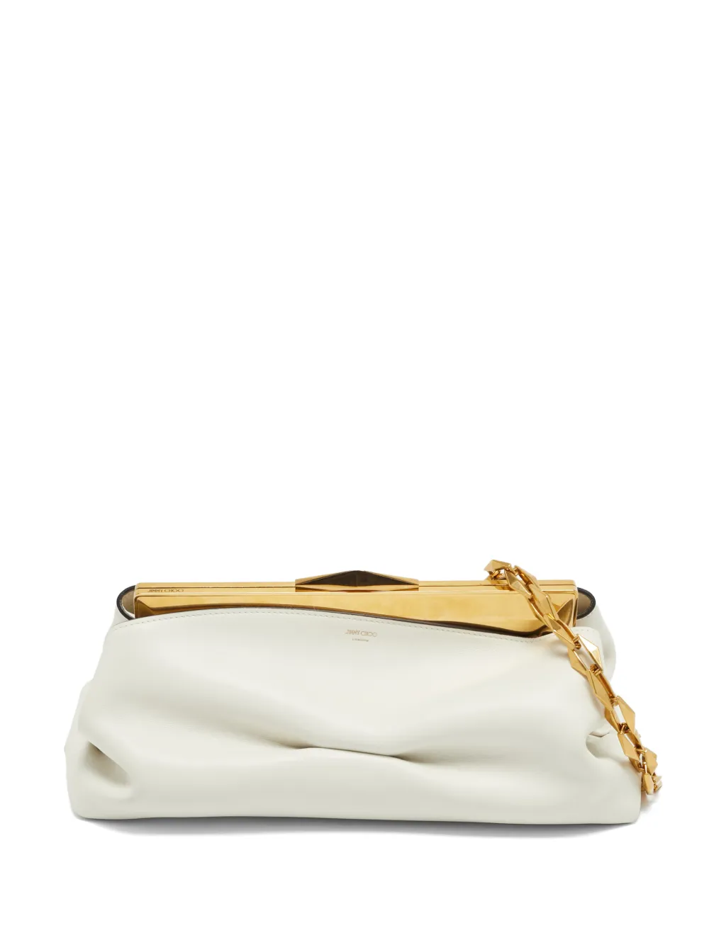 Jimmy Choo Pre-Owned pochette Diamond - Blanc Jimmy Choo Pre-Owned pochette Diamond - Blanc