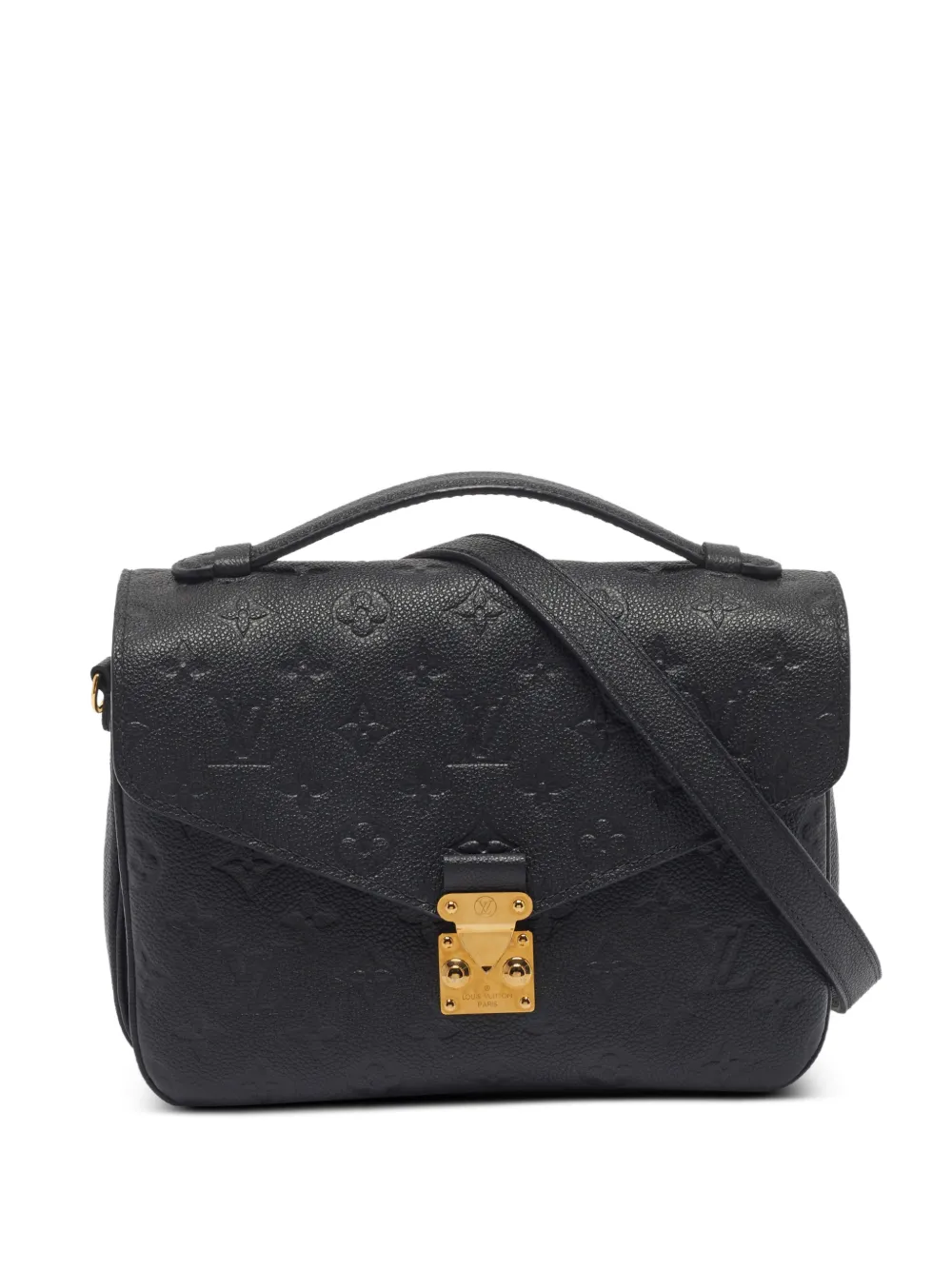 Louis Vuitton Pre-Owned Pochette Metis Empreinte Handtasche mit Monogramm - Schwarz