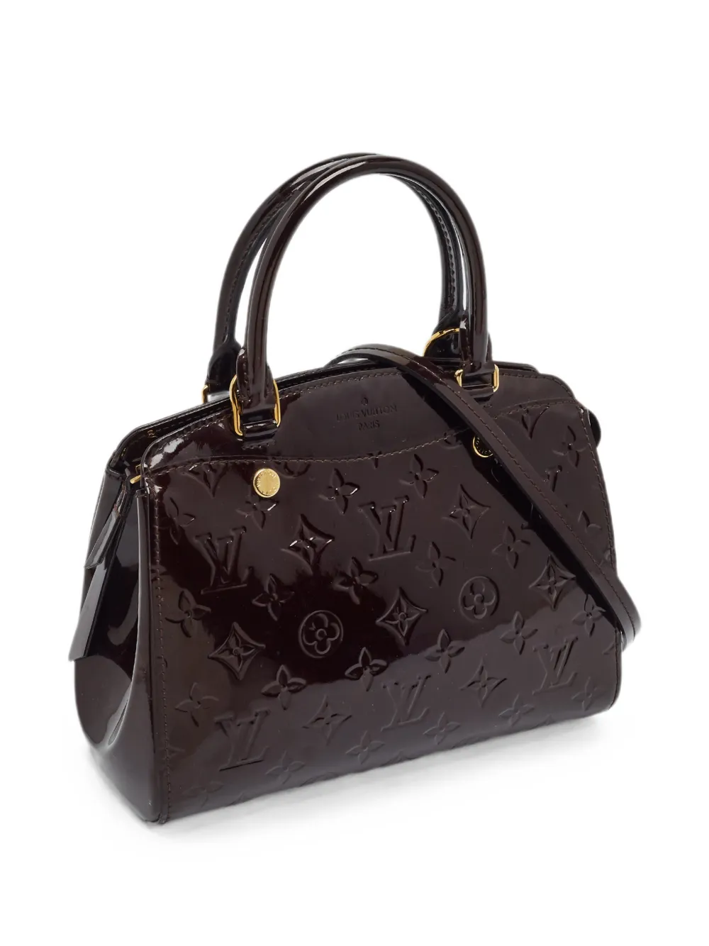 Louis Vuitton Pre-Owned Brea Monogram Vernis Handbag | Brown