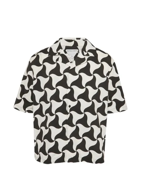 Bottega Veneta Pre-Owned patterned bowling shirt