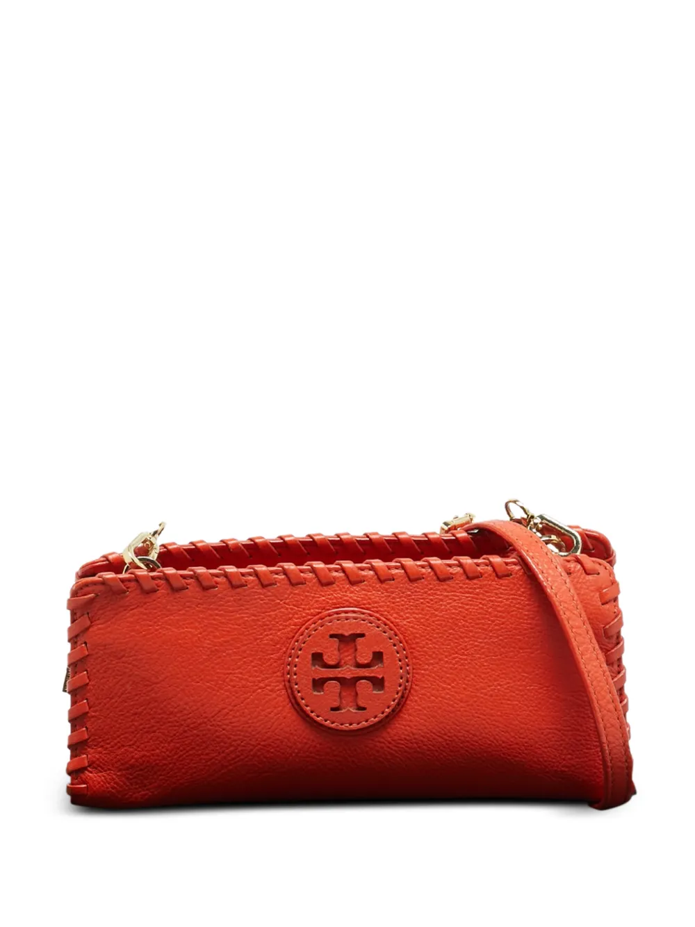 Tory Burch Marion whipstitch crossbody bag - Arancione
