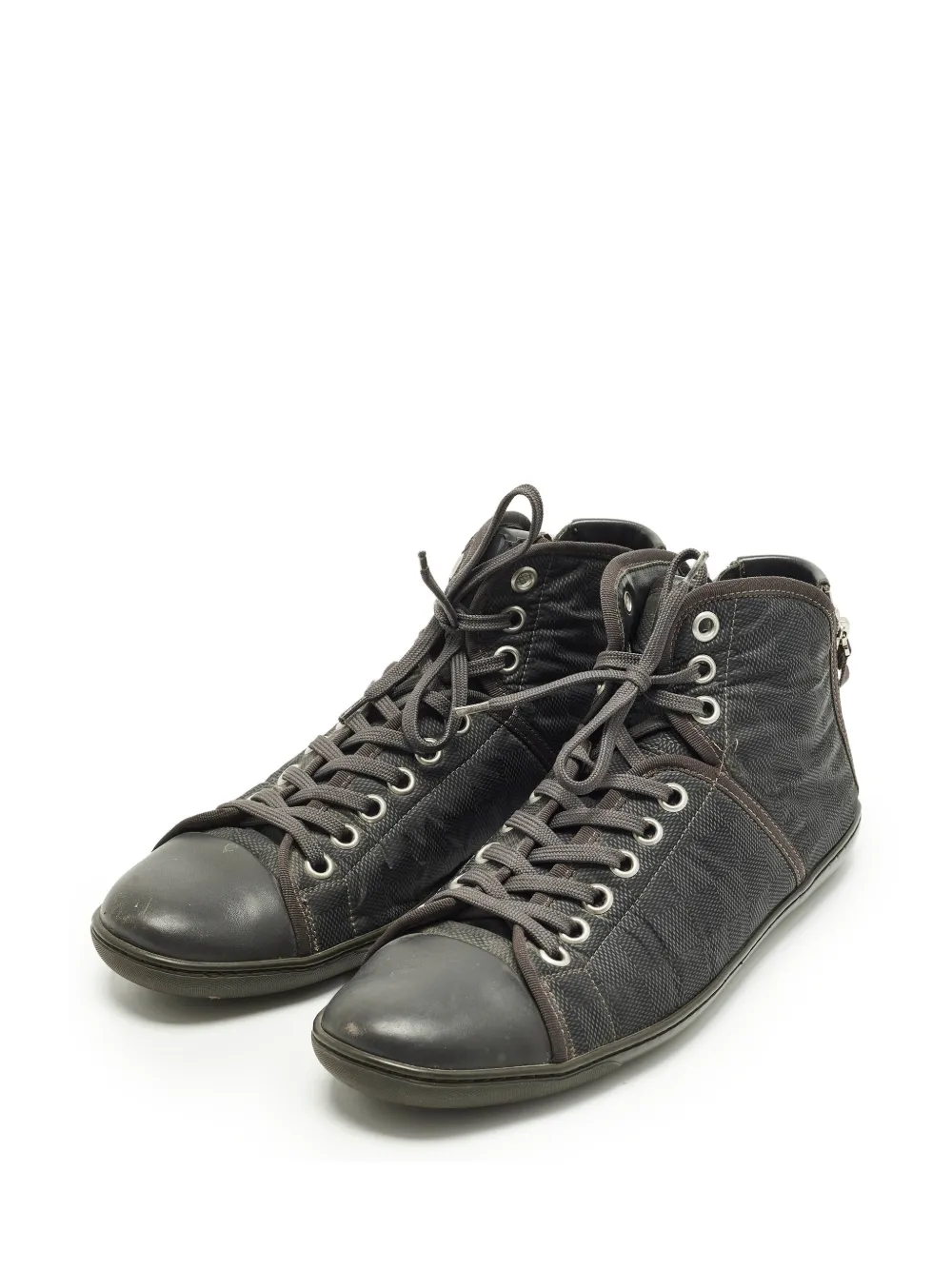Louis Vuitton Pre-Owned zip-fastening sneakers - Schwarz