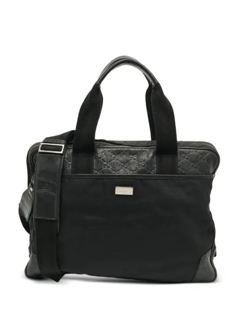 Gucci Pre-Owned Guccissima briefcase
