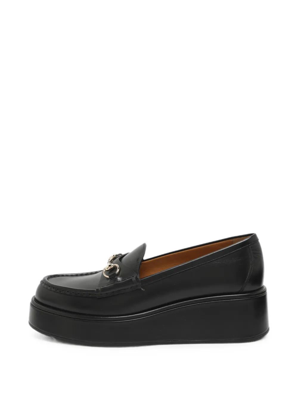 Gucci Pre-Owned Jordaan platform loafers - Schwarz