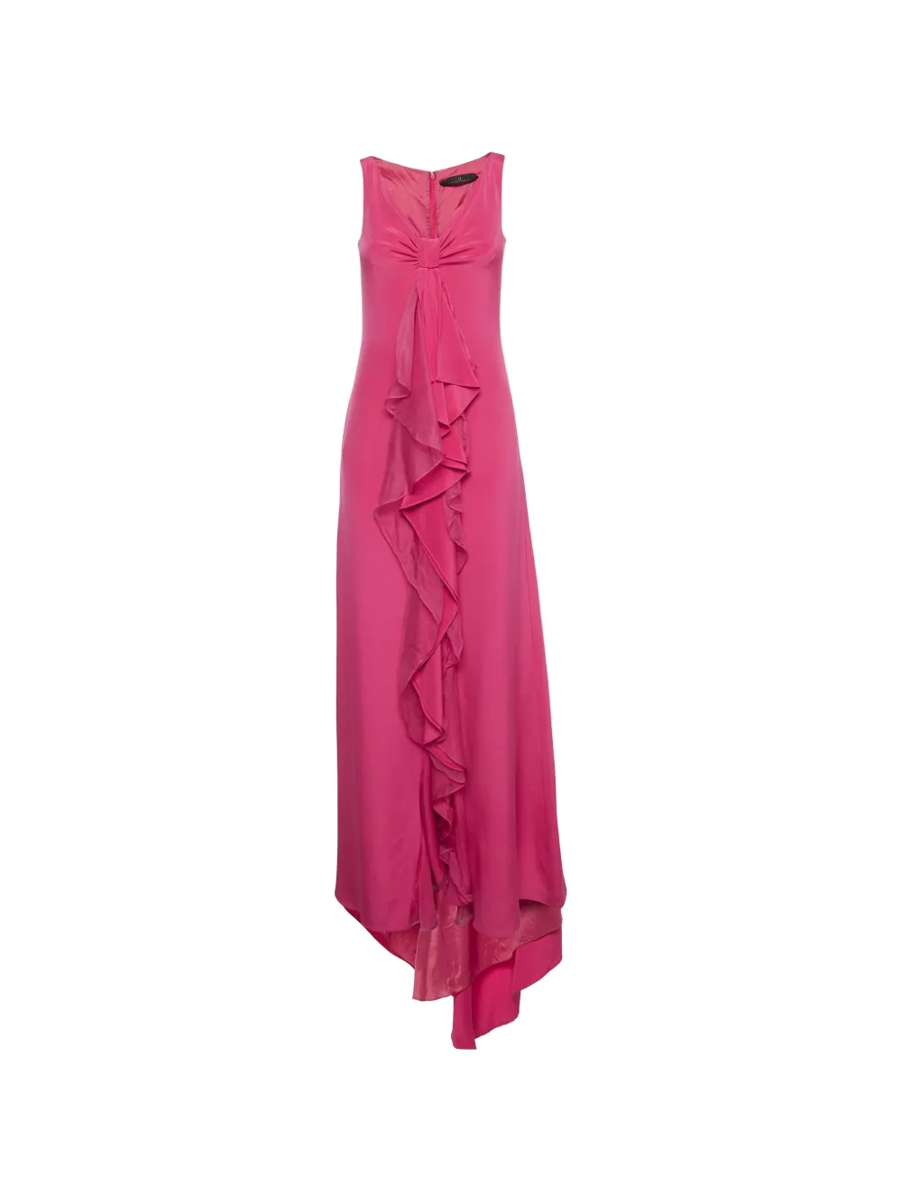 Carolina Herrera Vintage ruffle maxi dress - Rosa
