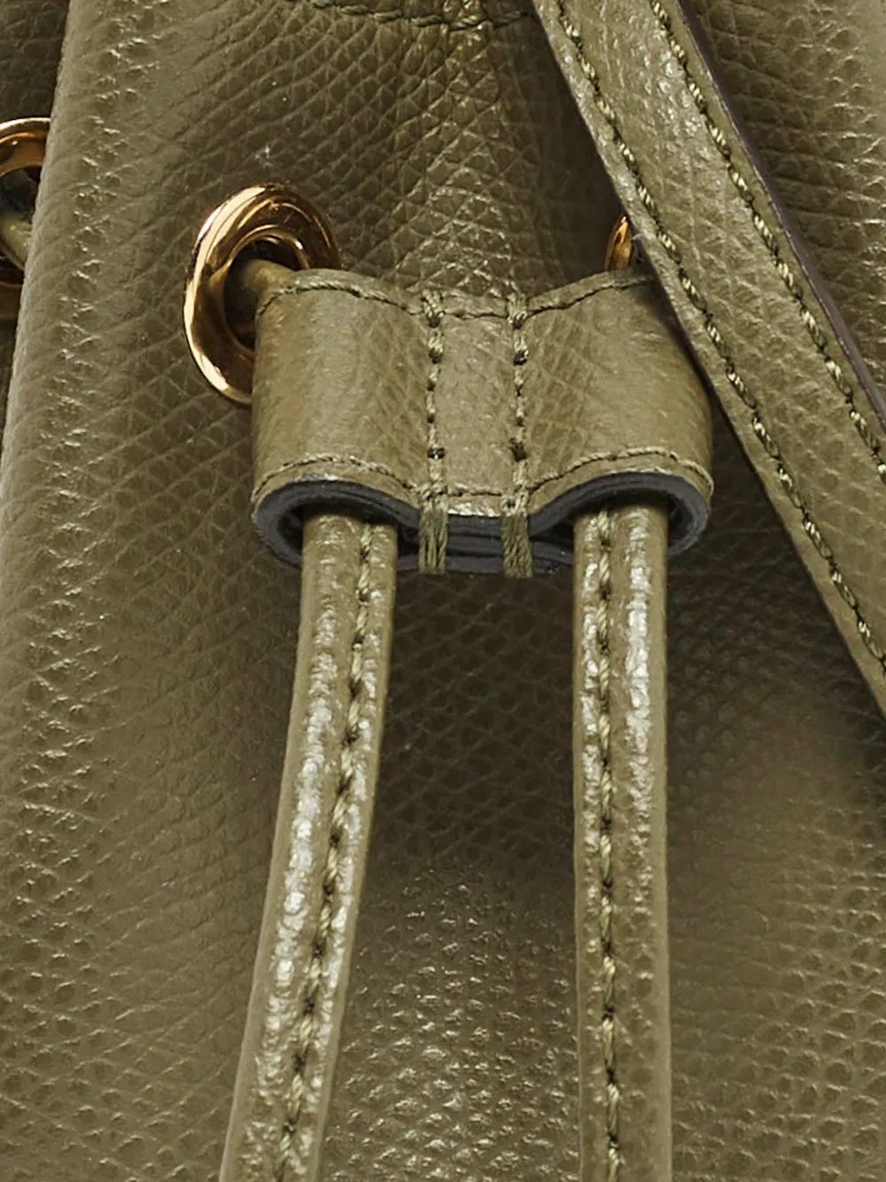 Fendi Pre-Owned 2020 Mon Tresor leren mini bucket-tas Groen