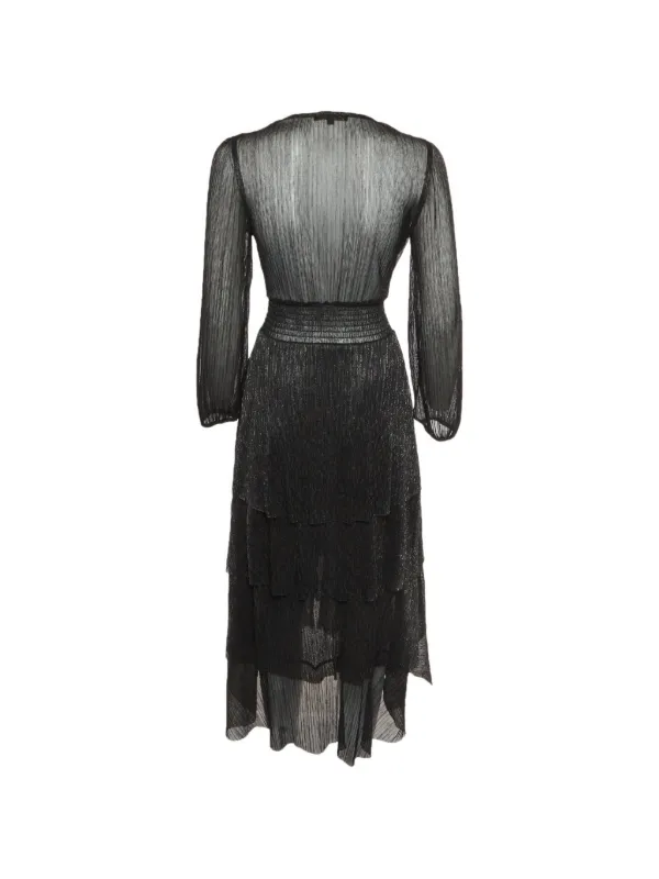 womens black jean dress Rodeo Diva Fringe Denim In 90s beaded gown down bodice Cup:Reg (A-F) Sabrina Carpenter Debuts an