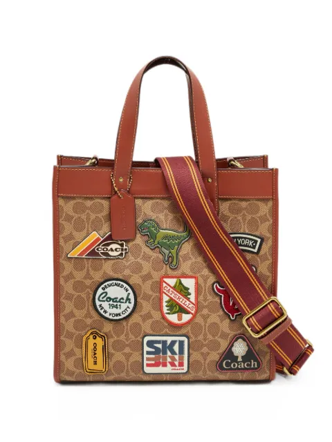 Coach Field patchwork tote bag