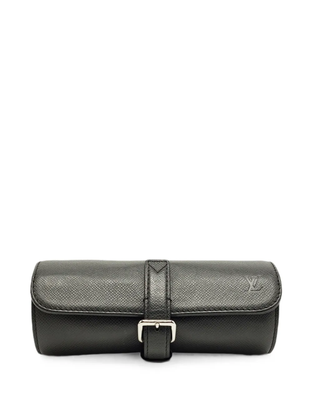 Louis Vuitton Pre-Owned Taiga leather watch case - Nero