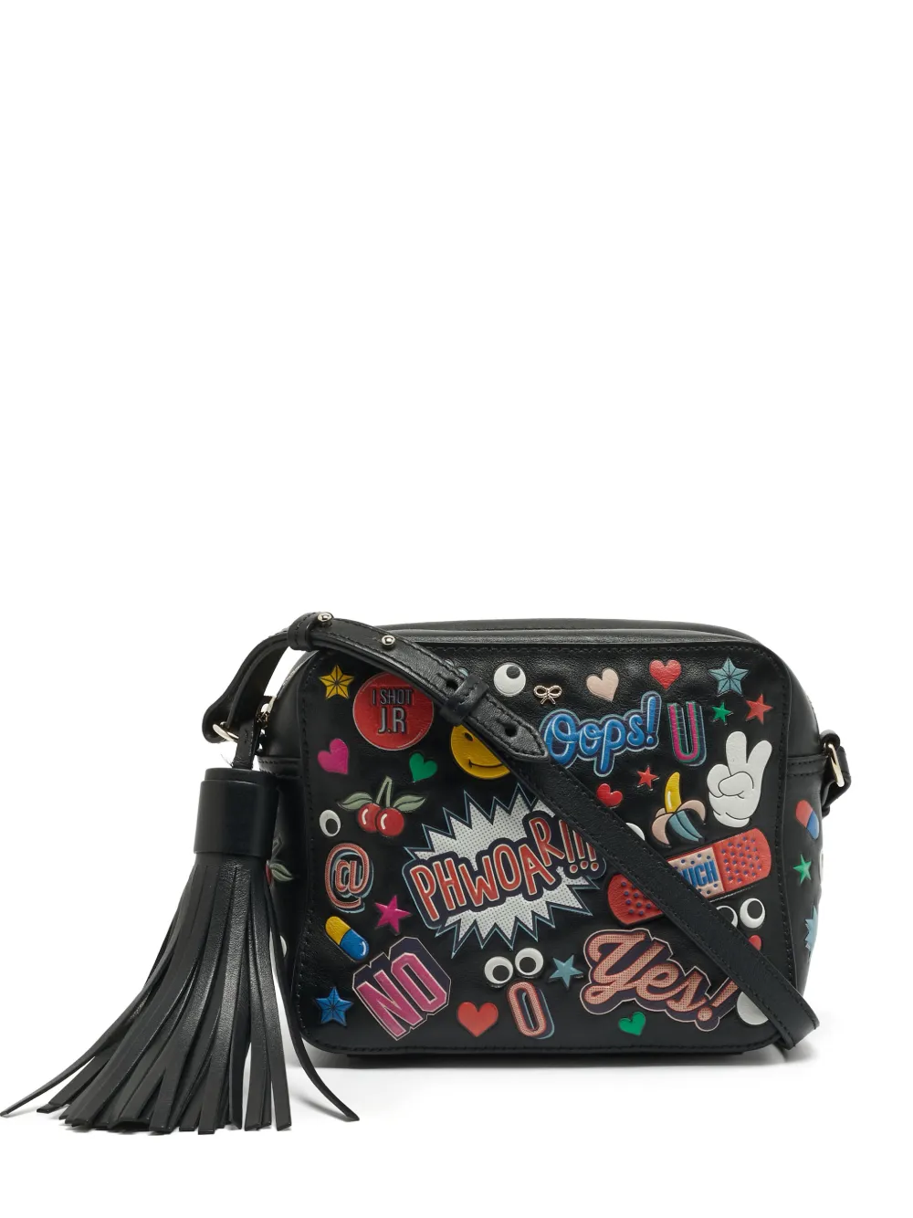 Anya Hindmarch leather shoulder bag - Nero