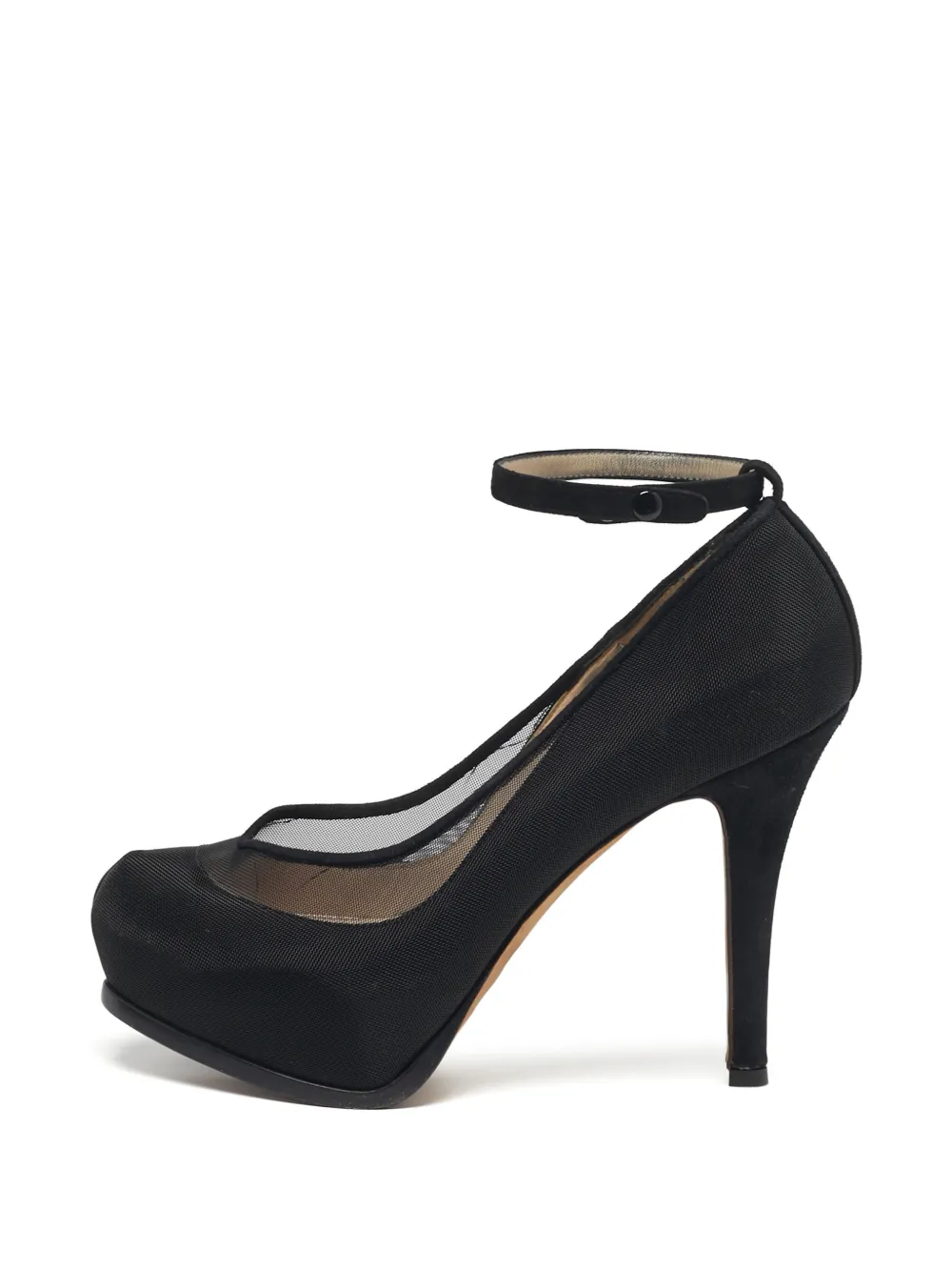 Fendi Pre-Owned Pumps platform con cinturino alla caviglia - Nero