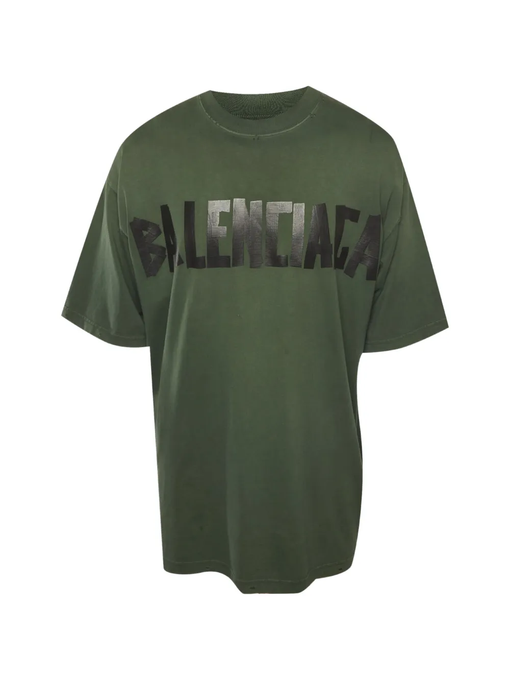 Balenciaga Pre-Owned T-shirt con effetto vissuto - Verde