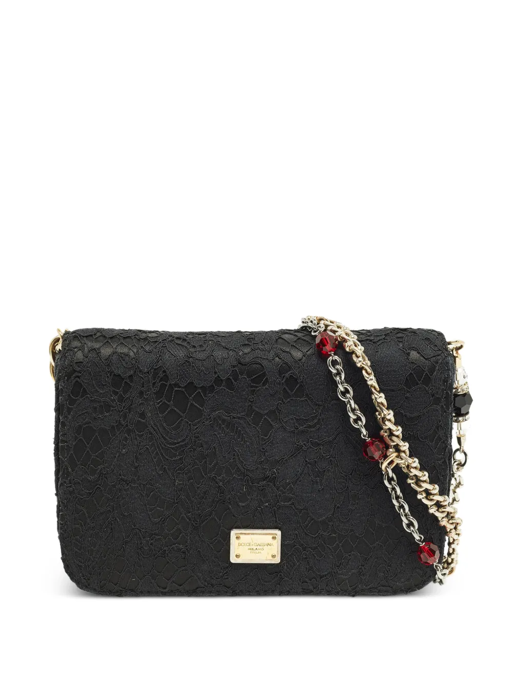 Dolce & Gabbana Pre-Owned Borsa a spalla Chain grande - Nero