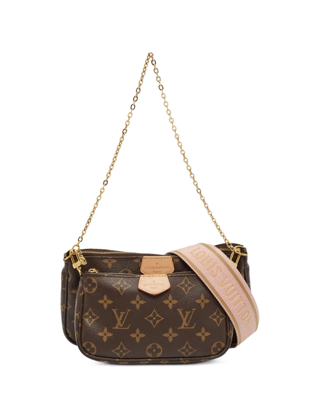 Louis Vuitton Pre-Owned 2019 Multi Pochette Accessories Monogram shoulder bag - Marrone