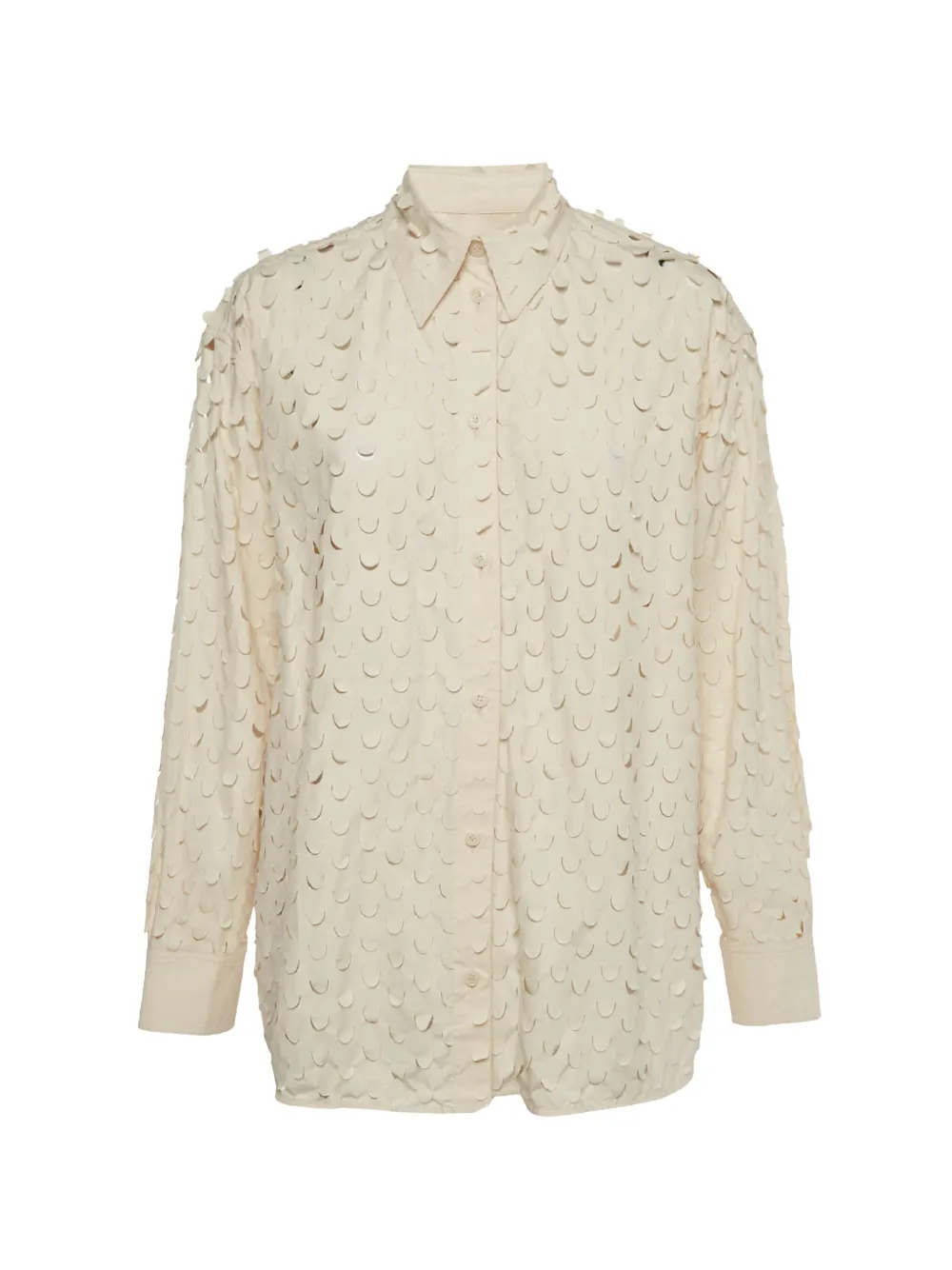 Nanushka Camicia oversize con dettaglio cut-out - Toni neutri