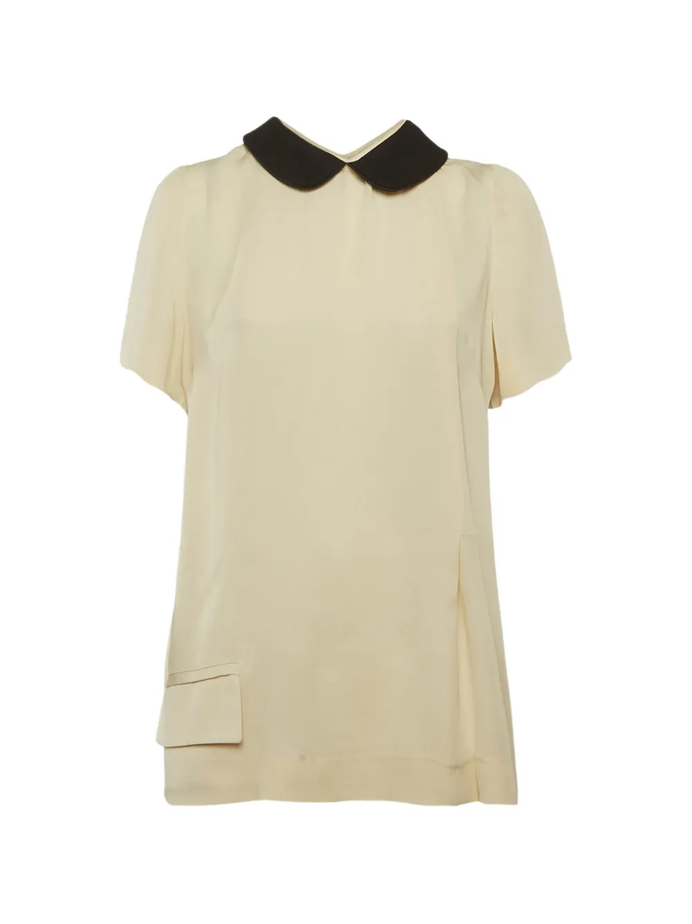 Marni Pre-Owned crepe collared top - Toni neutri