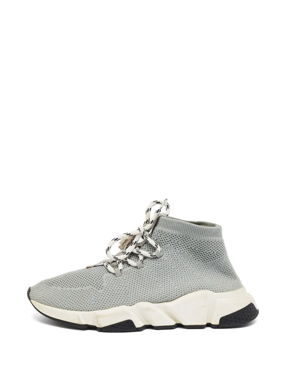 Balenciaga Pre-Owned Speed lace-up knit sneakers - Grigio