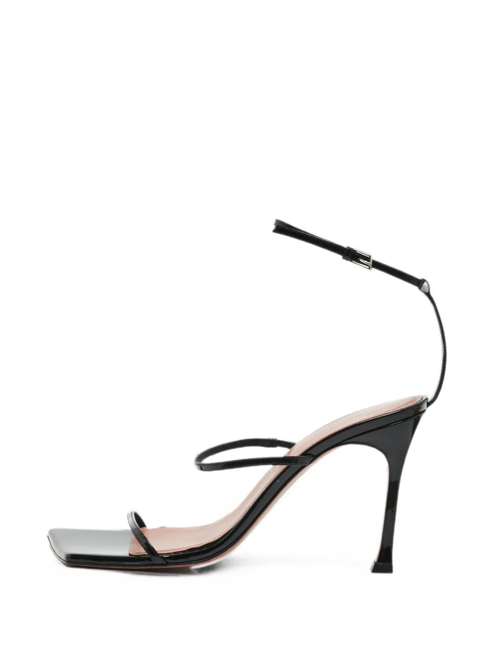 Amina Muaddi Maya geometric-heel sandals - Nero