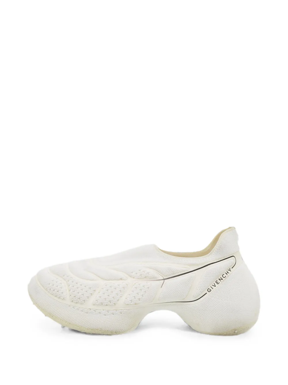 Givenchy Pre-Owned TK-360 knit sneakers - Bianco