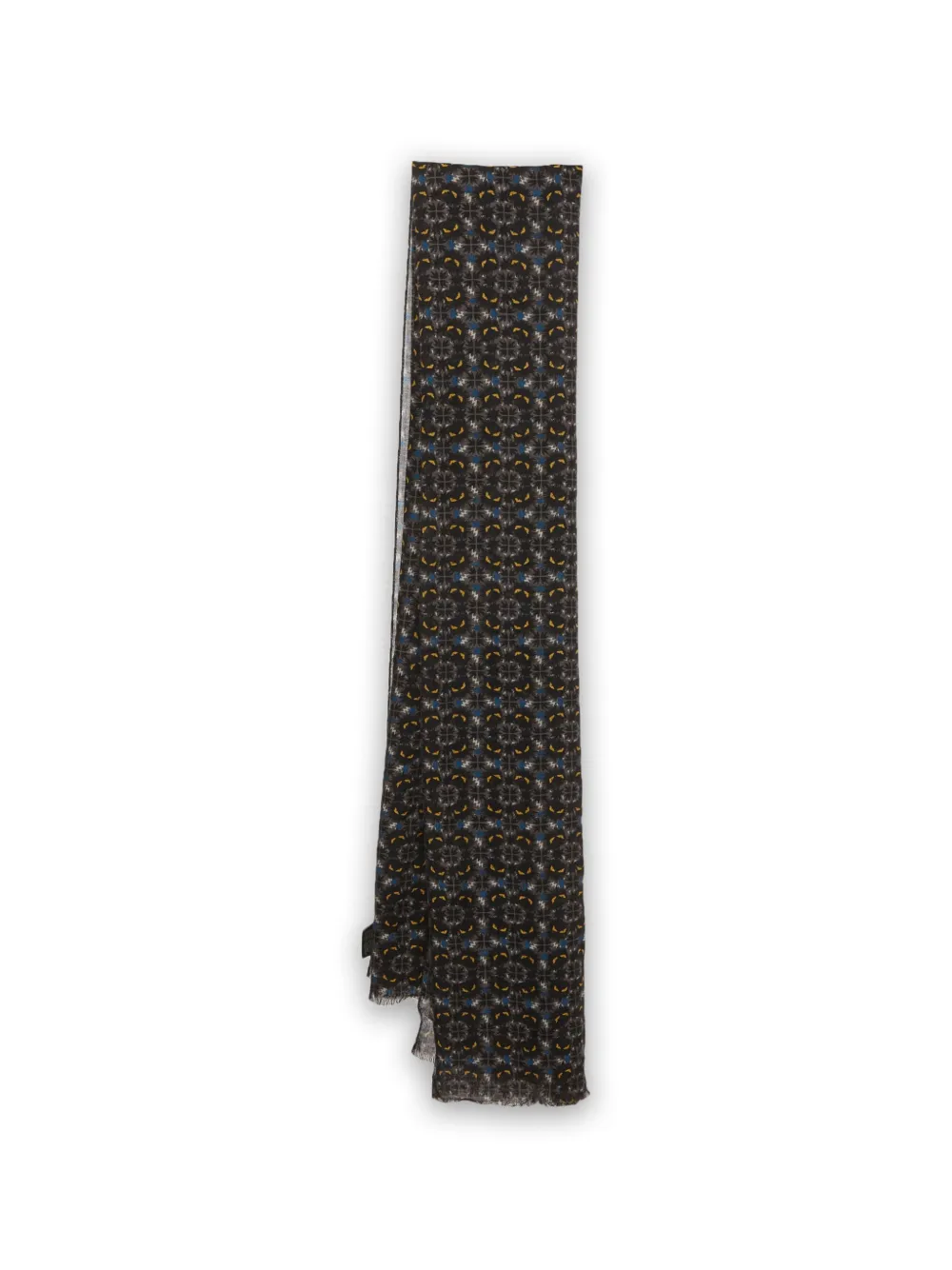 Fendi Pre-Owned patterned scarf - Nero