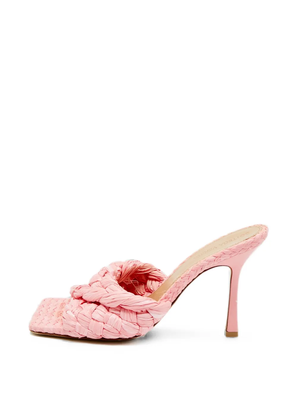 Bottega Veneta Pre-Owned Sandali Stretch in rafia - Rosa