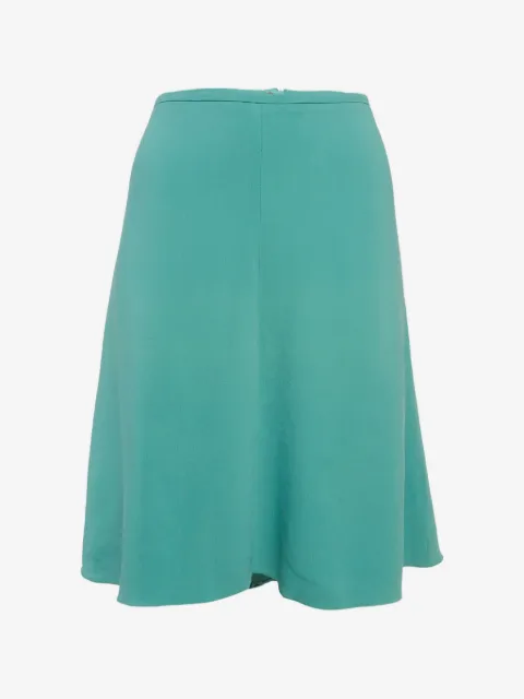 Armani Vintage Flared crepe mini skirt
