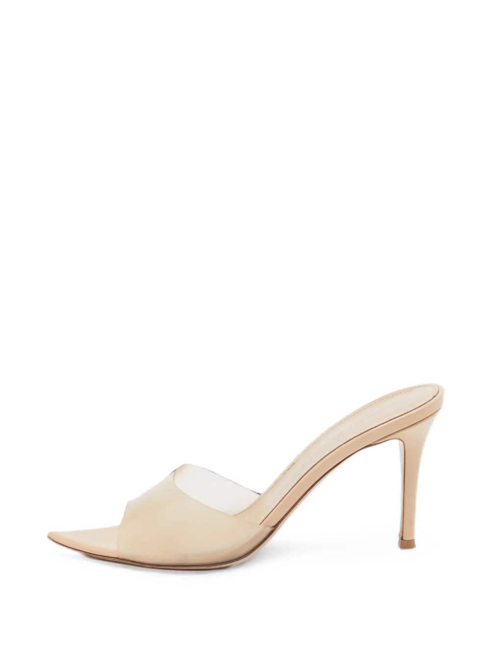 Gianvito Rossi Elle pointed-toe sandals - Nude