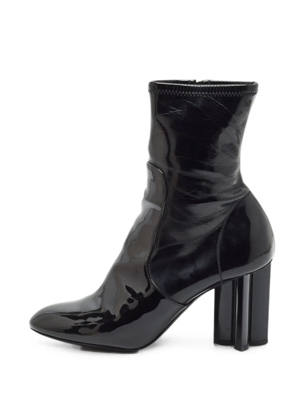 Pre-owned Louis Vuitton Silhouette Ankle Boots In Black