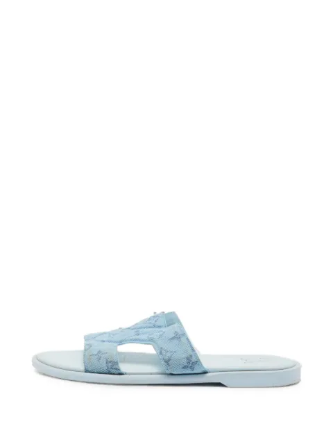 Louis Vuitton Pre-Owned LV Oasis Monogram denim flat sandals