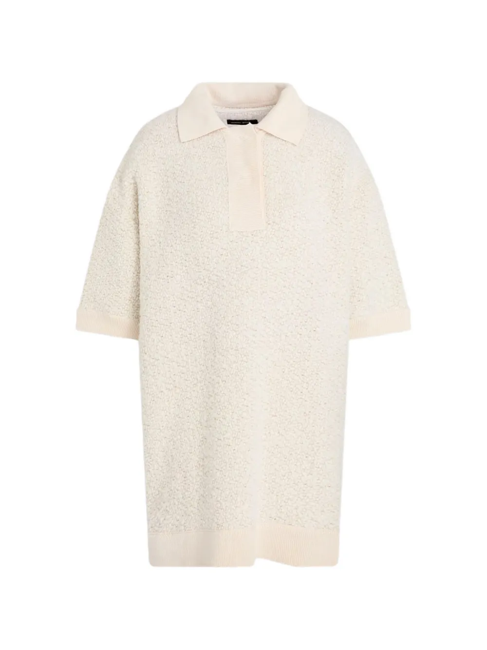 ISABEL MARANT Imelda bouclé polo T-shirt - Toni neutri