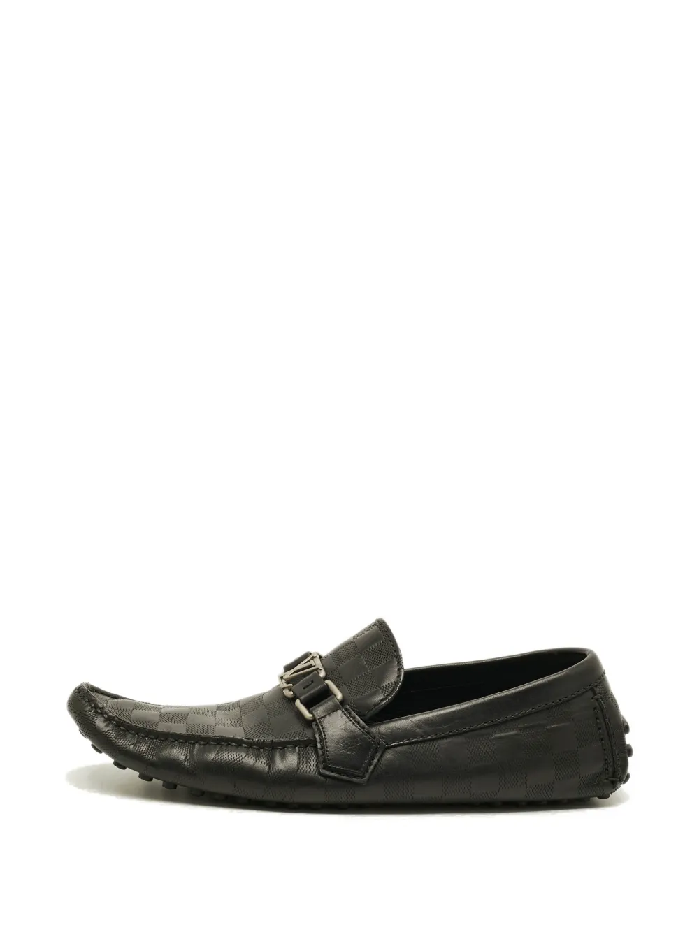 Louis Vuitton Pre-Owned Hockenheim Damier loafers - Schwarz