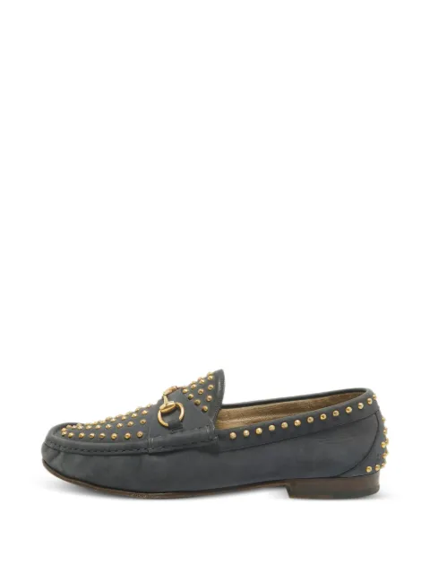 Gucci Pre-Owned Horsebit studded loafers