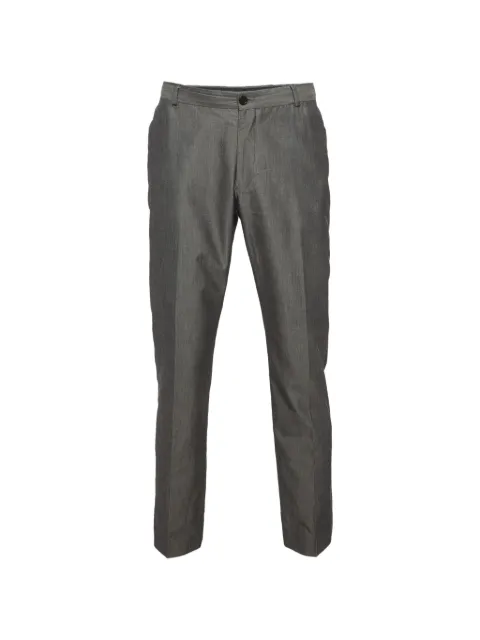Emporio Armani Pre-Owned 개버딘 팬츠