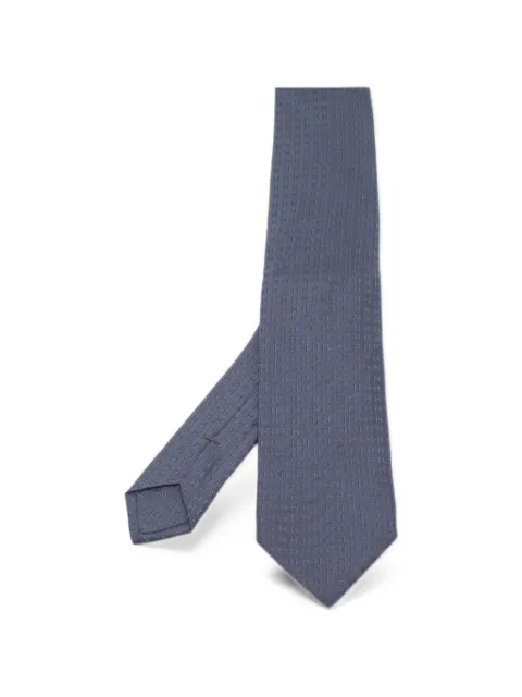 Hermès Pre-Owned Façonnée H jacquard tie
