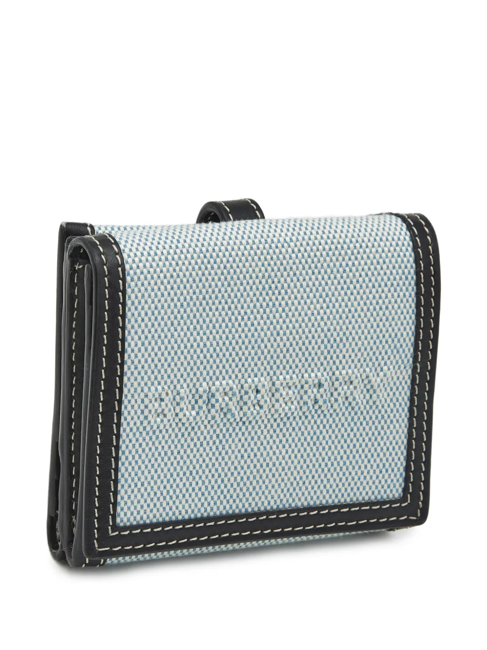 Burberry Pre-Owned Luna canvas leather wallet - Blau