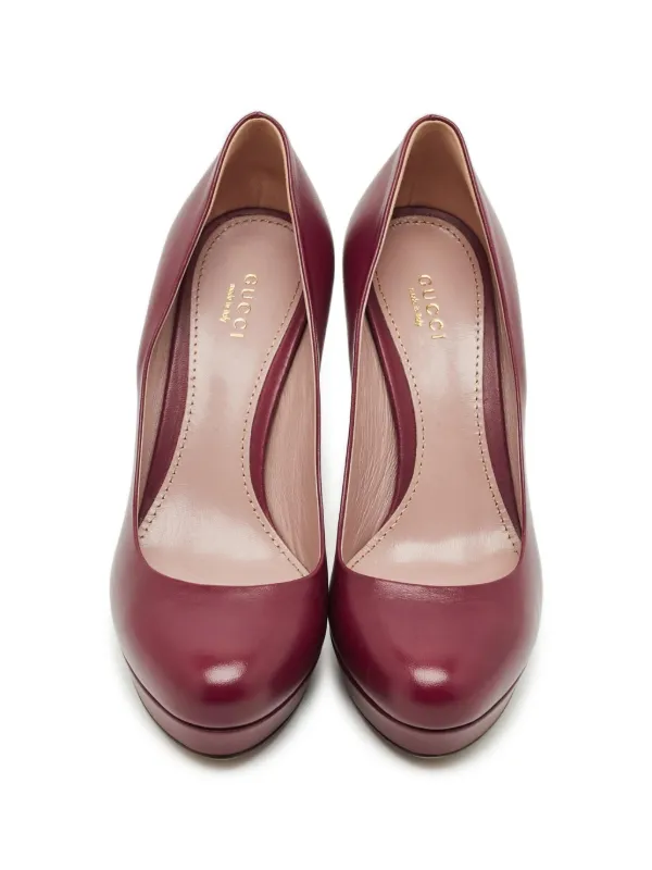 Gucci Pre-Owned プラットフォーム パンプス | レッド | FARFETCH JP