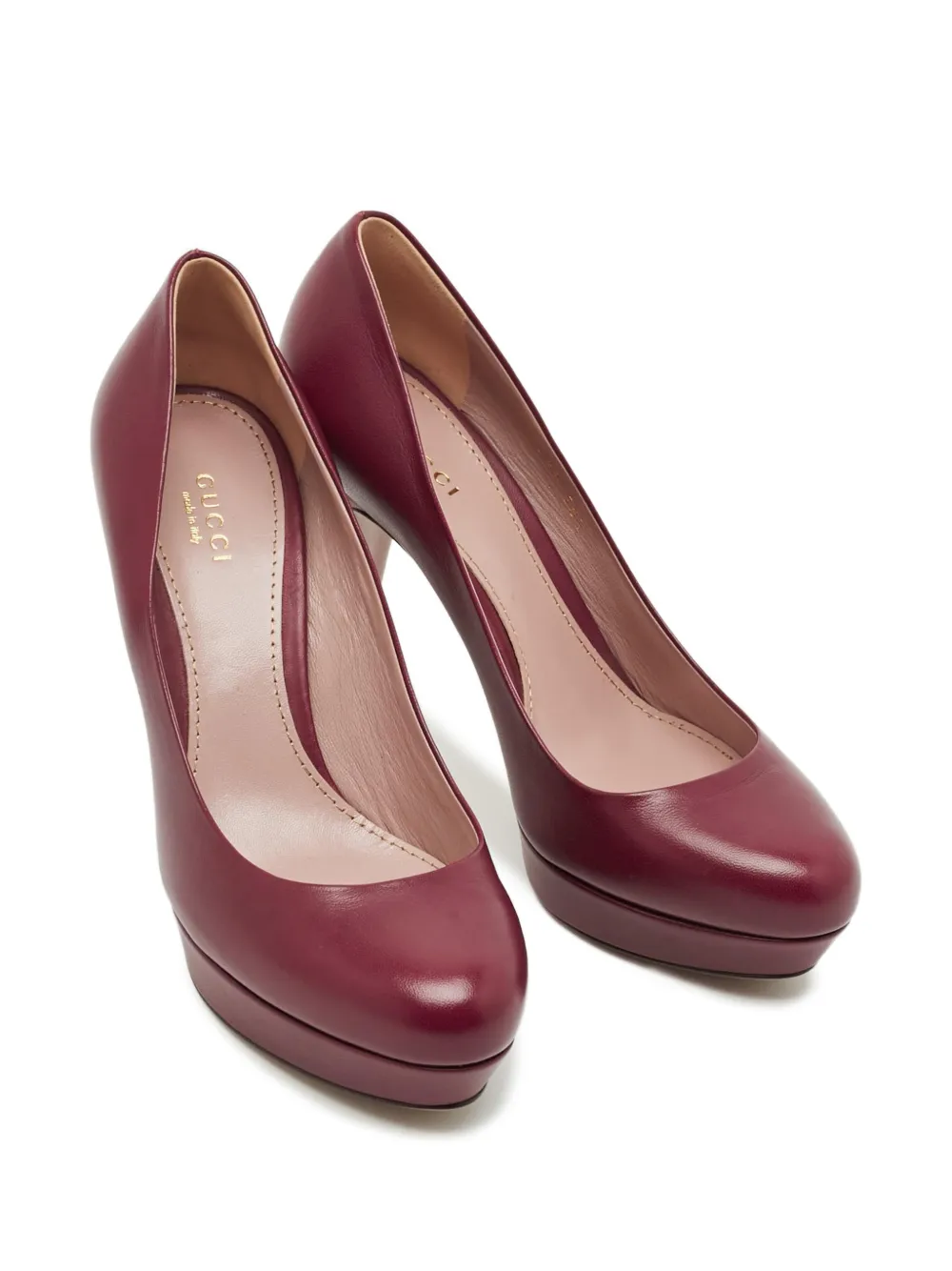 Gucci Pre-Owned プラットフォーム パンプス | レッド | FARFETCH JP