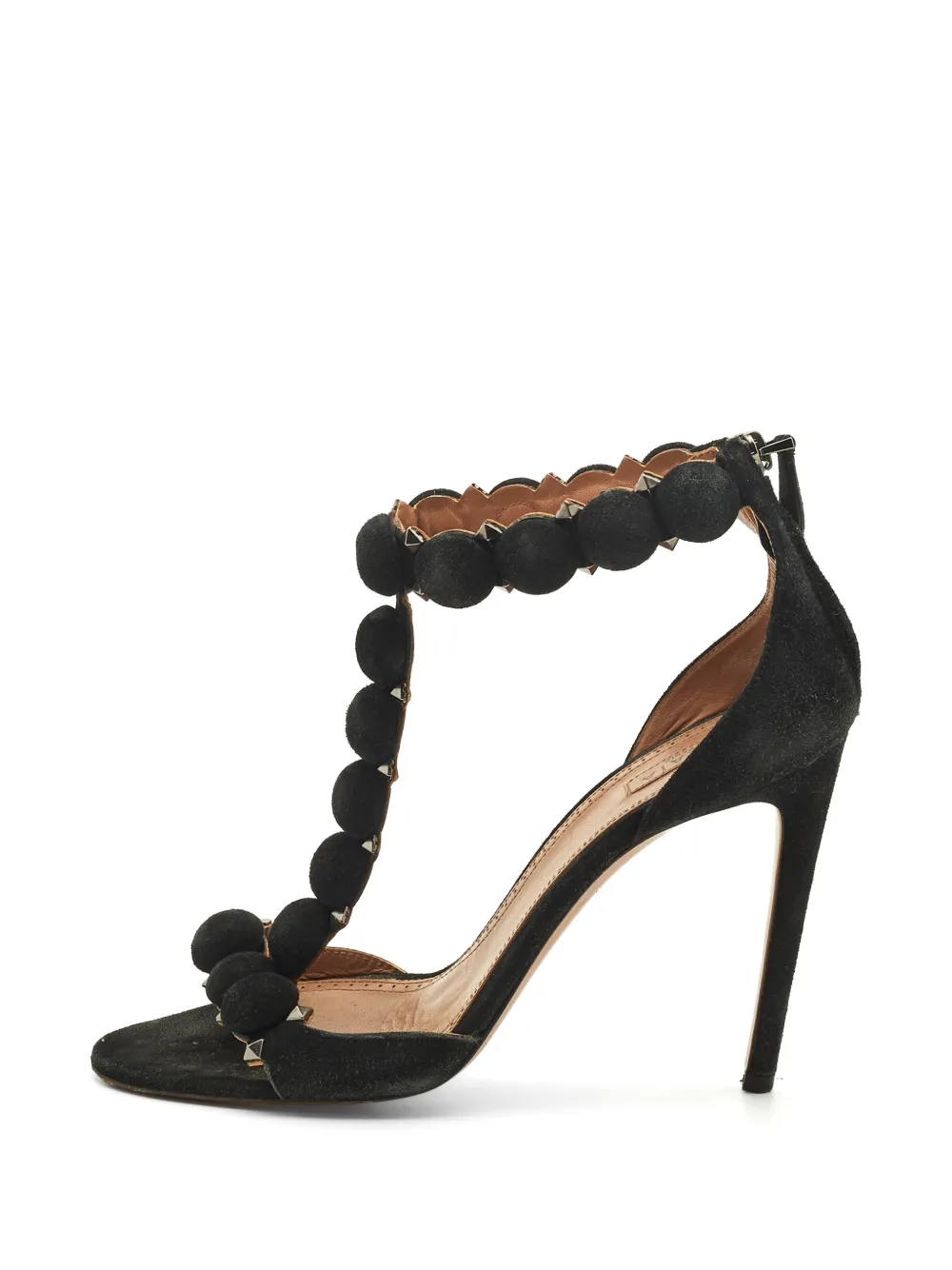 Alaïa Pre-Owned Bombe T-strap sandals - Schwarz