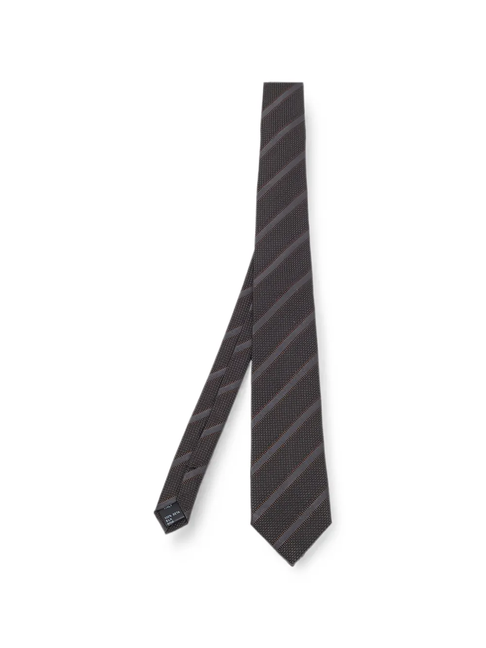 Dolce & Gabbana Pre-Owned diagonal-striped tie - Grigio