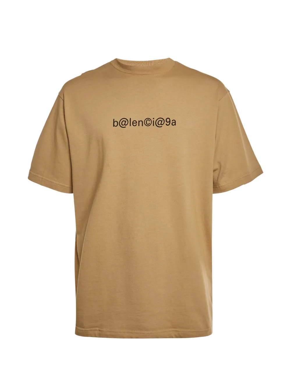 Balenciaga Pre-Owned logo-print T-shirt - Marrone