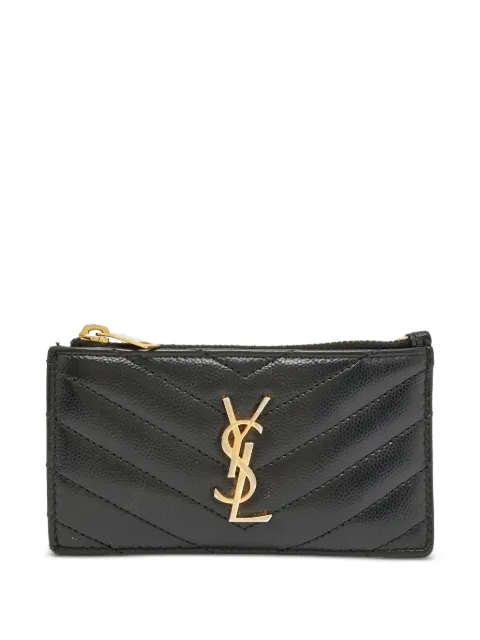 Saint Laurent Pre-Owned cartera con logo Cassandre 2021