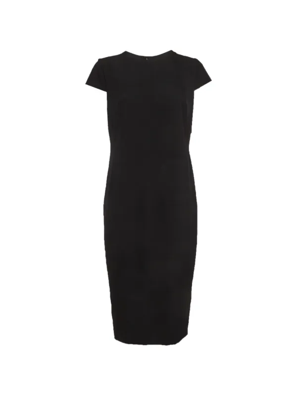 max mara bodycon dresses short-sleeve Midi Dress | Black global-season_l1-PF26 Rounded neckline Long sleeves Color:Charcoal Gray Cheap Long Sleeve Lace