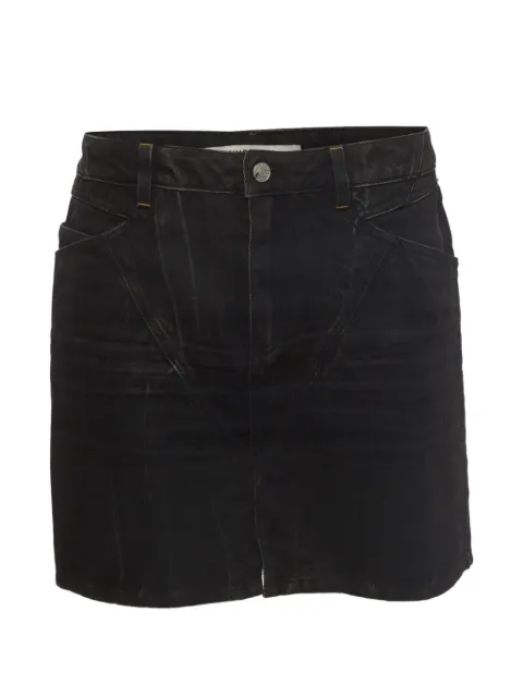 Givenchy Pre-Owned falda corta con efecto lavado