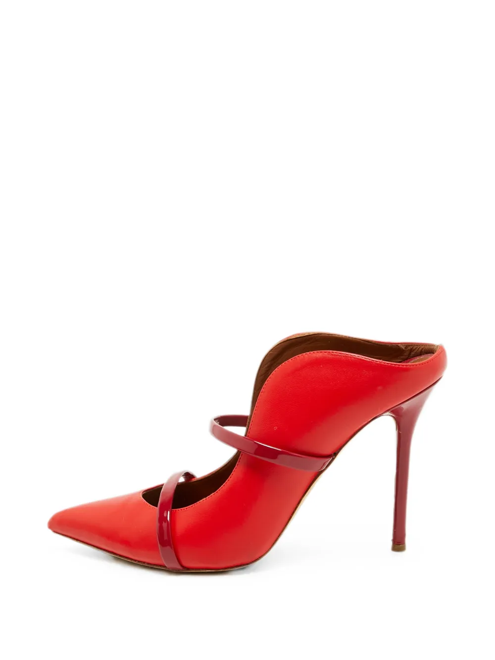 Malone Souliers Maureen pointed-toe mules - Red
