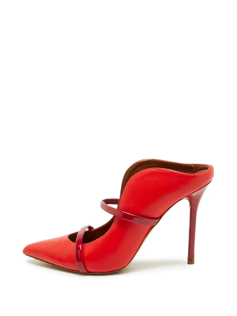 Malone Souliers Maureen pointed-toe mules - Rosso