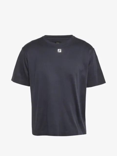 Fendi Pre-Owned camiseta FF con monograma metalizado