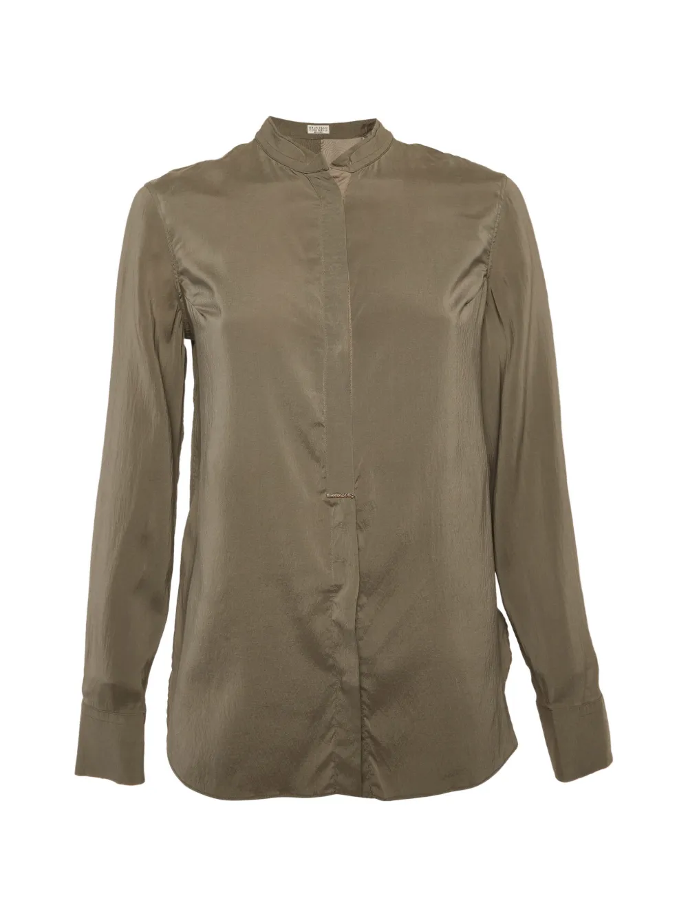Brunello Cucinelli Monili detail blouse - Marrone