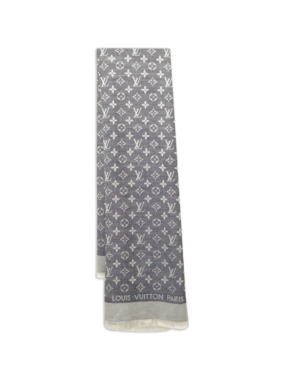 Louis Vuitton Pre-Owned Monogram square scarf - Blu